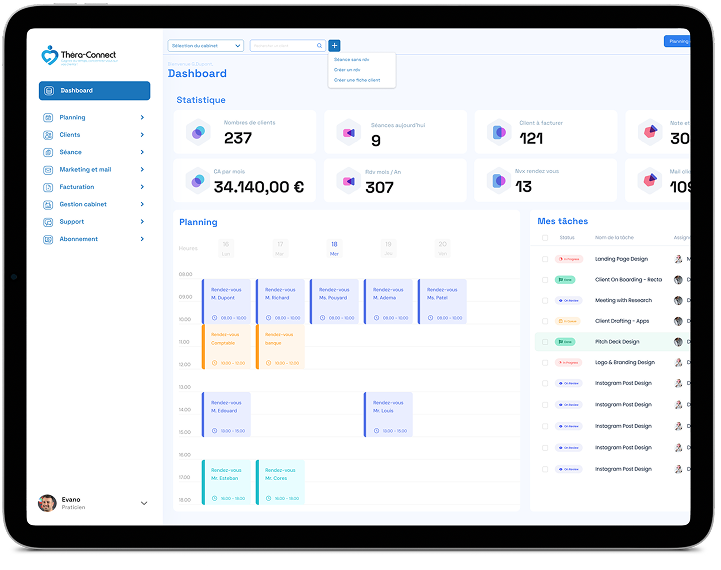 Plateforme Théra-Connect